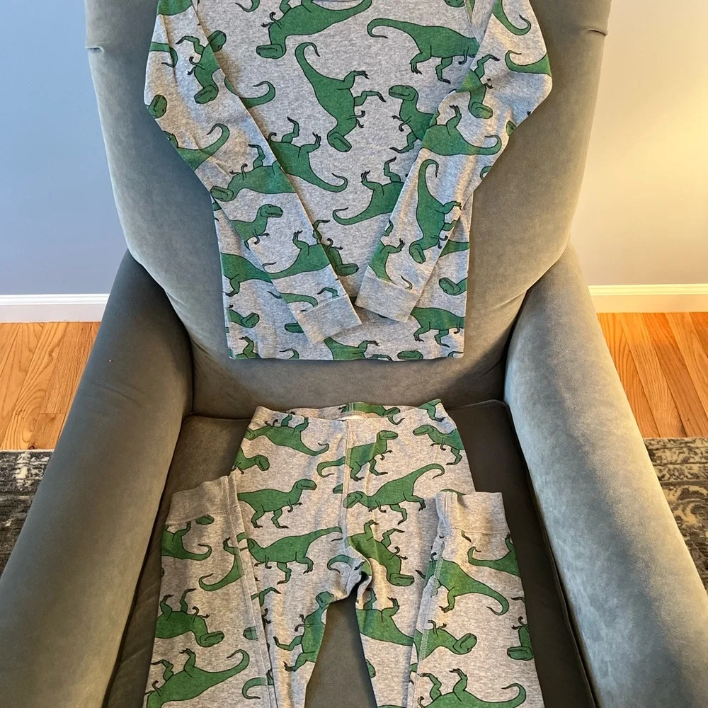 Dinosaur Print Pajama Set - Picture 1 of 4